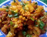 A picture of step 11 of Aloo gobhi ki sabzi |  potato cauliflower veggi.