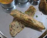 A picture of step 1 of Methi ke parathe.
