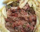 صورة لخطوة 1 من وصفة شكشوكة بالمرڤاز (النقانق) 🌭🌭🌭🌭