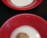 A picture of step 6 of Dalia-oats stuffed bombs.