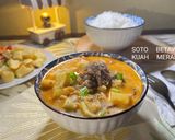 Foto langkah ke 4 dari resep Soto Betawi Kuah Merah.