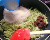 A picture of step 4 of Rose Petal jam (Gulkand) flavored Bottle Gourd Fudge / Lauki Ki Barfi.
