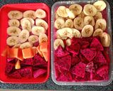 Foto langkah ke 3 dari resep Smoothies buah naga dan pisang 🍌.