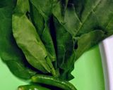 A picture of step 1 of Palak paneer.