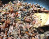 Foto del paso 2 de la receta: Panqueque Relleno con Carne molida Salchicha!!