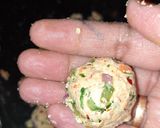 A picture of step 3 of Paneer Balls.
