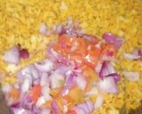 A picture of step 3 of Peanut poha.