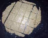 Till & coconut gud patti (chikki) recipe step 7 photo