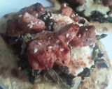 Foto del paso 12 de la receta: Arepitas🍘 con espinacas🌿, queso🧀y cerdo asado🥩.