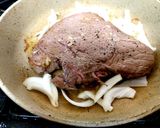 A picture of step 3 of My Garlic Rump Steak with Onions. 🤗.
