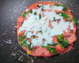 A picture of step 4 of Leftover mixdal veggie handvo.