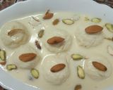 A picture of step 5 of Rabdi Rasgulla.