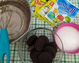 Foto langkah ke 1 dari resep Puding Coklat Oreo.