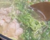 A picture of step 8 of Chicken soup when under the weather.