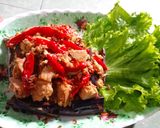 Foto langkah ke 3 dari resep Tumis ikan tuna dan terong simpel.
