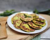 A picture of step 7 of Zucchini Fritters.
