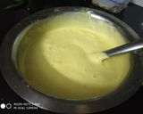 A picture of step 1 of Besan Dhokla.