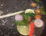 A picture of step 1 of Seasonal Veggie Tom Yum Soup with Herbs 🌱.