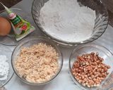Foto langkah ke 1 dari resep Peyek Kacang & Udang Rebon Renyah.
