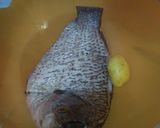 Foto langkah ke 1 dari resep Gurami bakar #berburu celemek cantik cookpad #.