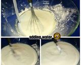 A picture of step 1 of Punjabi kadhi.
