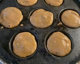 A picture of step 5 of Choco lava cake in appe pan.