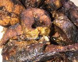 A picture of step 2 of Peppered fish 😋.