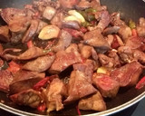 Foto del paso 2 de la receta: Asadura frita con pimientos