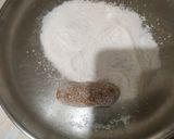 A picture of step 13 of Dharwad peda.
