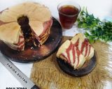 Foto langkah ke 5 dari resep Bolu Zebra Merah Putih Lembut all in one.