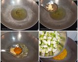 A picture of step 2 of Ridge gourd Sabji.