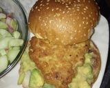 Foto langkah ke 3 dari resep Chicken Tempe Burger.