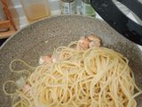 Spagetti Aglio e Olio Topping Udang