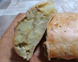 Foto del passaggio 7 della ricetta Rotolo di pasta sfoglia con patate e carciofi