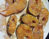 A picture of step 1 of Fish masala fry.