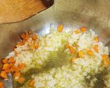 A picture of step 2 of Lentils with Chorizo in a Pressure Cooker.