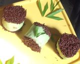 Foto langkah ke 6 dari resep Banana roll cake tanpa oven tanpa mixer.