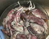 Cumi hitam pedas langkah memasak 1 foto