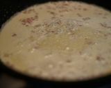 A picture of step 3 of Ham and Mushroom Cream sauce.