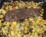 Foto del paso 3 de la receta: Tapa de nalga con vegetales al horno!!