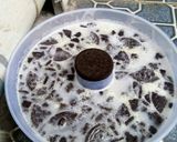 Foto langkah ke 3 dari resep Puding oreo.