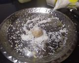 A picture of step 6 of Coconut Ladoos.