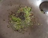 A picture of step 2 of Ragi flour mix vegetable soup.