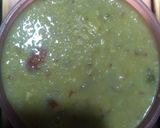 A picture of step 9 of Egg Biriyani, cauliflor chilli,potato fried with Badam Drink.