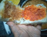A picture of step 2 of Dabeli.