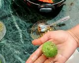 A picture of step 8 of Paan Truffle | Paan ladoo.