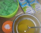 Foto langkah ke 1 dari resep Puding Roti Agar Agar Simpel.