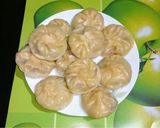 A picture of step 4 of Veg Momo.