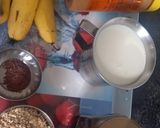 A picture of step 2 of Oats shake.