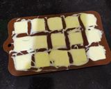 A picture of step 3 of Rasmalai Chocolate mini bars.